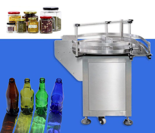 เครื่องแยกขวดเรียงขวด อัตโนมัติ Automatic bottle unscrambler, bottle sorting machine