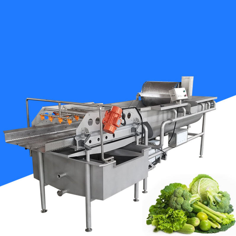 เครื่องล้างผัก สายพานลำเลียง JY-4200B Electric Automatic Vegetable Washing Machine เครื่องล้างผักอัตโนมัติ