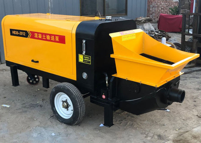 เครื่องลำเลียงปูน RH-15 20 30 45 pump Hydraulic horizontal concrete