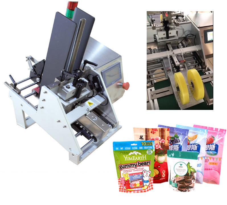 เครื่องฟีดกระดาษ ถุง กล่อง เครื่องป้อนฉลาก ซอง PF-300 PLC Control automatic high-speed counting packaging