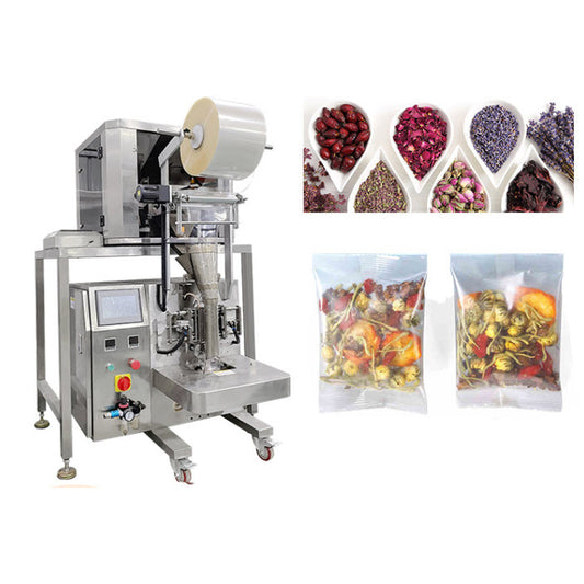 เครื่องบรรจุแนวตั้ง พร้อมซีล ชั่งน้ำหนัก ผลไม้แห้ง electronic scale weighing packaging machine