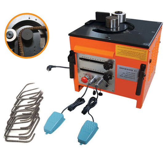 เครื่องดัดเหล็กข้ออ้อย เท้าเหยียบ Belton desktop steel bar bending 0-180°