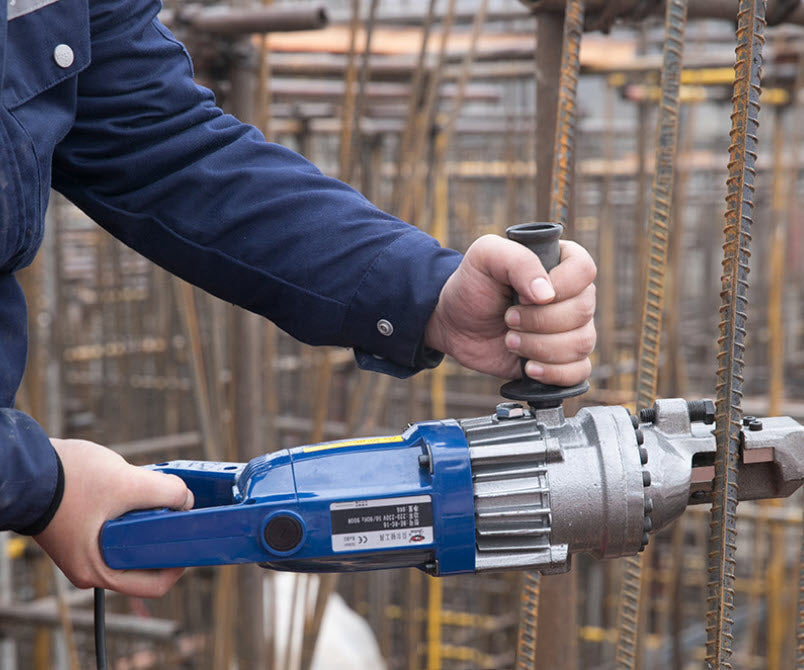 เครื่องตัดเหล็กข้ออ้อย ขนาด 16 20 22 25 32มม. Portable Electric Rebar Cutting Machine Shear RC