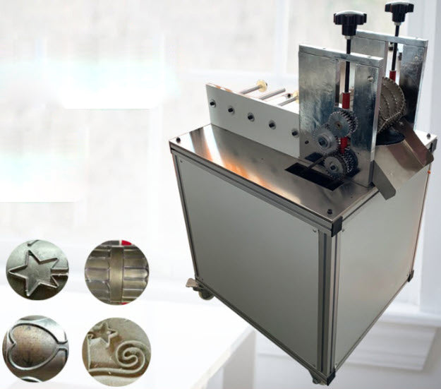 เครื่องตัดลูกกลิ้ง ตามแม่พิมพ์ 180 – 380 mm แผ่นพลาสติก eva สติ๊กเกอร์ กระดาษ round sticker rolling cutting machine