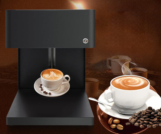 เครื่องพิมพ์ลายบนอาหาร Coffee cake 3D printer สำหรับสร้างลวดลายบนเค้กและขนม, ใช้งานง่าย, เหมาะสำหรับงานปาร์ตี้และโอกาสพิเศษ