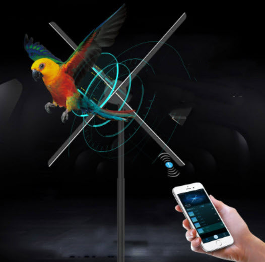 เครื่องหมุน สร้างโฮโลแกรม P80 COEUS 3d holographic projector