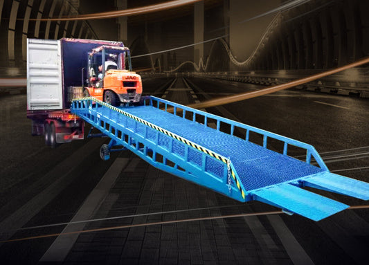 สายพานลำเลียง ตู้คอนเทนเนอร์ hydraulic boarding 10 ton platform