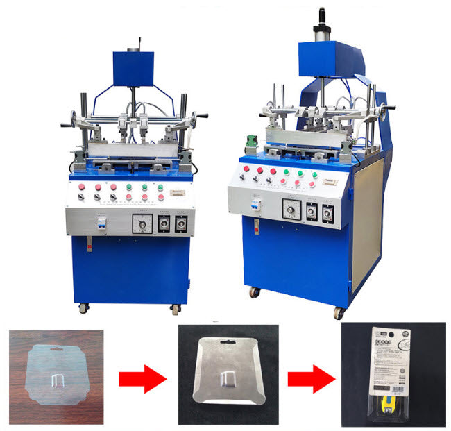 เครื่องบลิสเตอร์ กดร้อน 4 แถว Four-Column Blister Machine for Packaging, Durable Design, High Efficiency, Ideal for Manufacturing