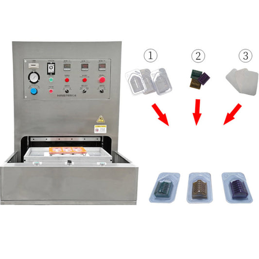 เครื่องบลิสเตอร์ แพ็คเกจสินค้าการ์ดบอร์ด กดร้อน hot pressure LK-4025 blister box sealing machine