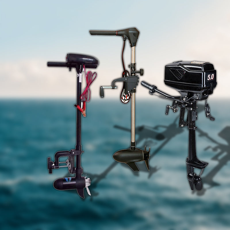 มอเตอร์ติดเรือ 12V 24V 48V ต่อแบตเตอรี่รถยนต์ Motor Guide - มอเตอร์ไฟฟ้าสำหรับเรือ, ประสิทธิภาพสูง, ใช้งานง่าย, เหมาะสำหรับการตกปลาและพายเรือ