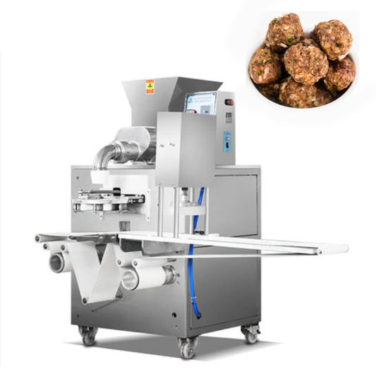 เครื่องปั้นลูกชิ้นไฟฟ้า เนื้อร่วน meat ball making machine XZ-5000A 20 -180g 220v 5200pcs/hr 2.5kw 280kg