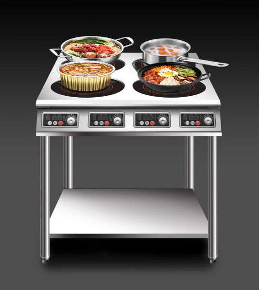 เตาไฟฟ้า แบบชั้นวาง Electric Induction Stove มีหลายขนาดให้เลือก 2-8 เตา 220V/380V