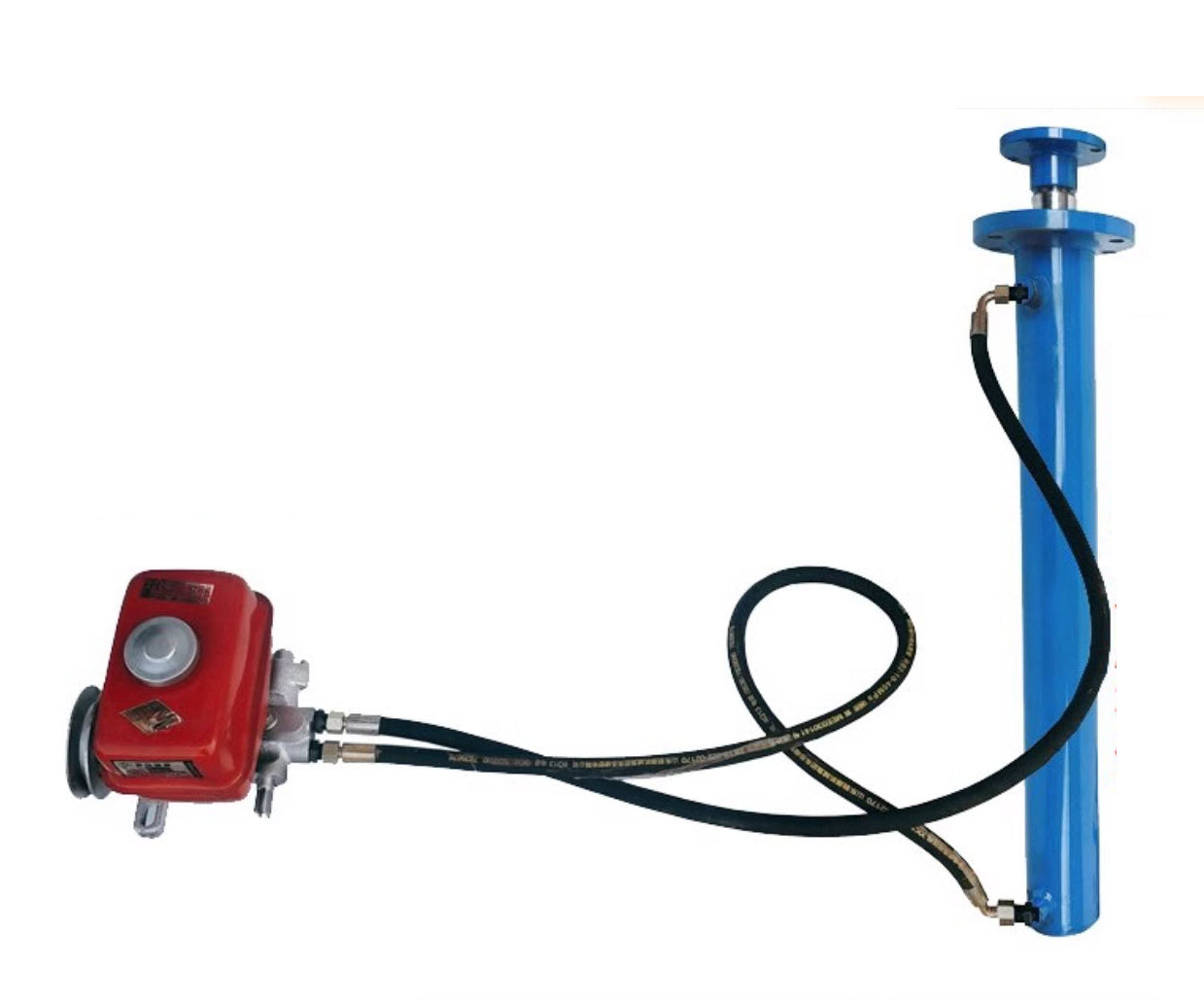 กระะบอกไฮดรอลิคพร้อมปั๊ม 5-ton two-way oil cylinder lowering hydraulic press two-way