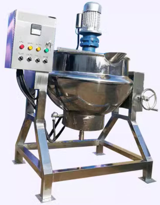 เครื่องกวนผสมอาหาร ผัดอาหาร แก๊ส หรือ ไฟฟ้า ทำความร้อนด้วยแก๊ส mixer tofu machine fully automatic