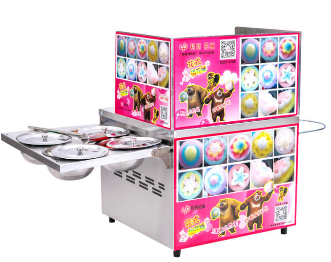 เครื่องทำสายไหม ขายของ งานวัด ไฟฟ้า+แก๊ส รุ่น Commercial ขนาดใหญ่