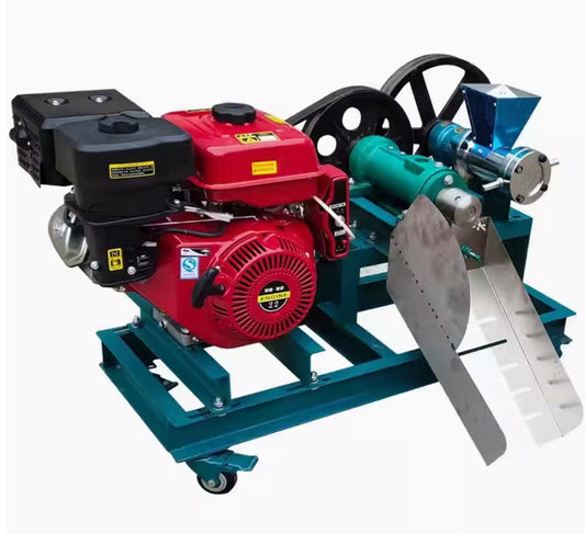 เครื่องทำขนมข้าวโพด multifunctional corn, soybean, rice, rice sticks, crispy fruit, whole grains puffing machine