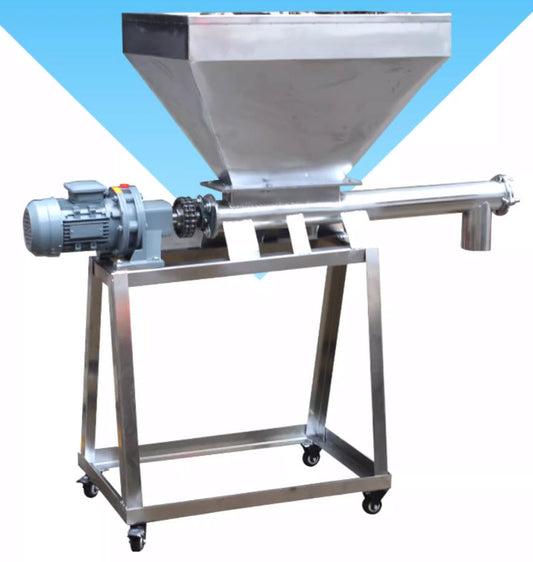 เครื่องลำเลียงวัตถุดิบ  แป้ง ยา อาหาร 220/380V Spiral feeder powder screw conveyor stainless 304/201