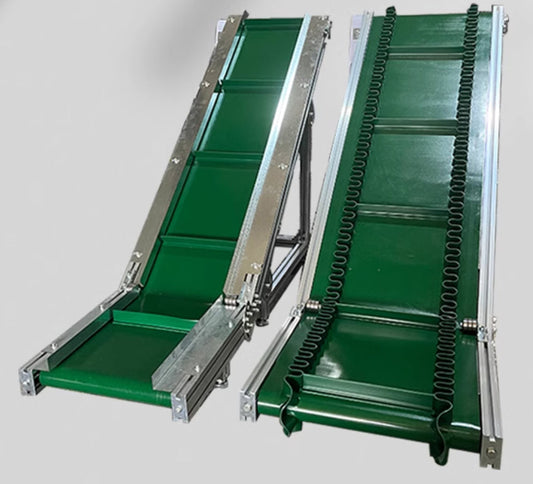 สายพานลำเลียง Z conveyor belt width กว้าง 300, 400, 500, 600 ปรับความเร็วได้ มอเคอร์