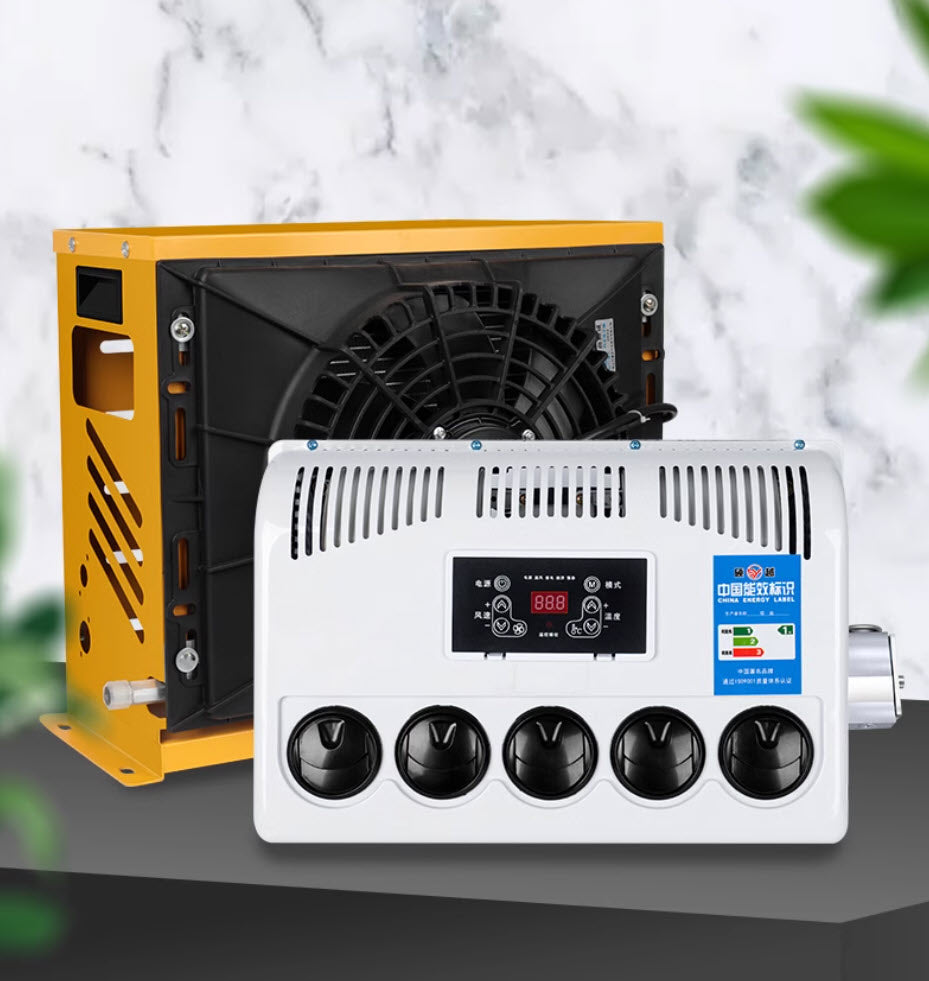 แอร์พกพา แอร์ พร้อมท่อระบายความร้อน electric air conditioning 24v12v 8000btuขนาดห้อง3*3ตรม