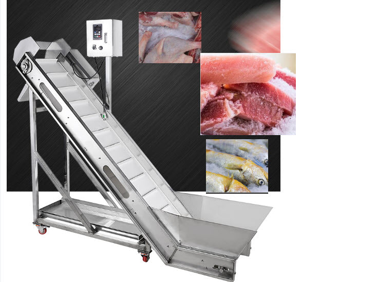 สายพานลำเลียงอาหาร ผลไม้ ใบชา Conveyor belt for food fruit tea leaves