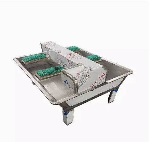 เครื่องทำความสะอาดขวดพลาสติก ขวดแก้ว กึ่งอัตโนมัติ Bottle cleaning machine