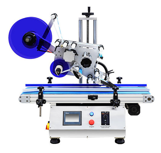 เครื่องติดสติ๊กเกอร์ แนวนอนสายพานต่อเนื่อง ขนาดฉลาก ยาว 20-315มม กว้าง 10-150mm