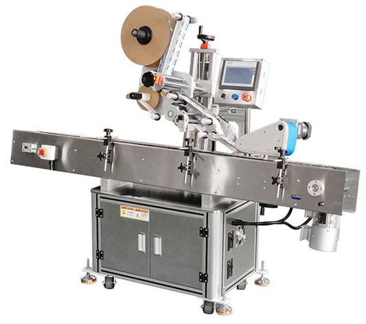 เครื่องติดสติ๊กเกอร์ 1500w 190kg กระดาษ กล่อง แนวนอน สายพานต่อเนื่อง สติ๊กเกอร์ กว้าง20-80mm สูง 40-90mm