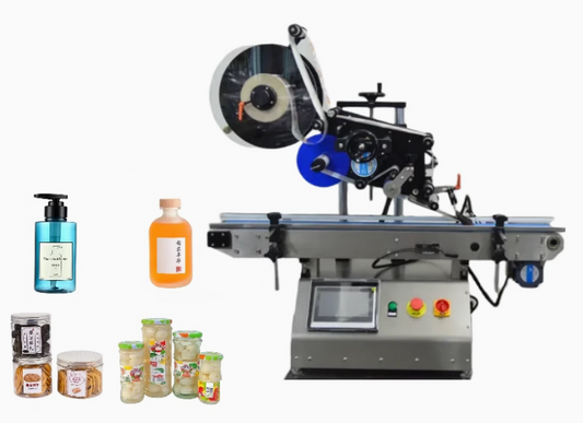 เครื่องติดสติ๊กเกอร์ MT-160 ขวด กระปุก 1250w 100g 20-50 ขวดต่อนาที