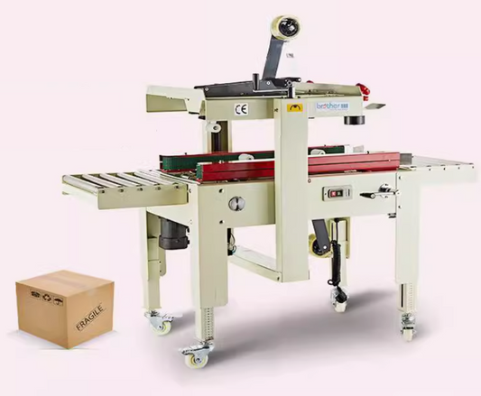 FXJ-4030D-เครื่องปิดปากกล่องด้วยเทปกาวอัตโนมัติ ความเร็วสูง ใช้งานง่าย เหมาะสำหรับธุรกิจบรรจุภัณฑ์และการส่งสินค้า