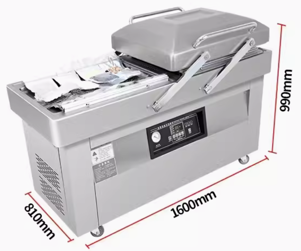 HVC-720S/2A เครื่องซีลสูญญากาศอุตสาหกรรม ระบบดูดอากาศอัตโนมัติ ขนาดกะทัดรัด เหมาะสำหรับการเก็บรักษาอาหารและของใช้