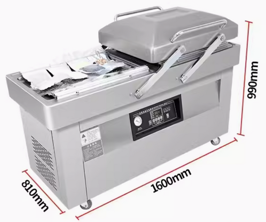 HVC-720S/2A เครื่องซีลสูญญากาศอุตสาหกรรม ระบบดูดอากาศอัตโนมัติ ขนาดกะทัดรัด เหมาะสำหรับการเก็บรักษาอาหารและของใช้