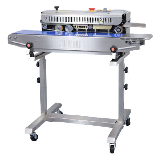FRB-770III เครื่องซีลสายพานอัตโนมัติสำหรับบรรจุภัณฑ์อาหาร ใช้งานง่าย สะดวกและรวดเร็ว เหมาะสำหรับธุรกิจขนาดเล็กถึงกลาง