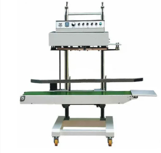 QLF-1680-เครื่องซีลสายพาน Automatic Belt Sealer for Packaging, High Efficiency, Adjustable Temperature, Ideal for Food and Industrial Use