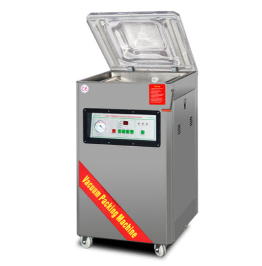 DZ-400 เครื่องซีลสูญญากาศอุตสาหกรรม 400W ระบบสูญญากาศอัตโนมัติ เหมาะสำหรับการเก็บอาหารและของใช้ในบ้าน