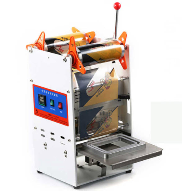 DY2014 เครื่องซีลถาดอาหารอัตโนมัติ, ระบบดูดสูญญากาศ, เหมาะสำหรับเก็บอาหารสด, ลดการสูญเสีย, ใช้งานง่าย