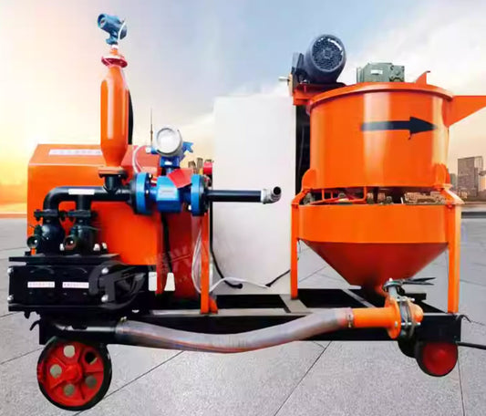 เครื่องพ่นปูนอุตสาหกรรม High duty 11KW YG-800 แรงดันการทำงาน: 8MPa