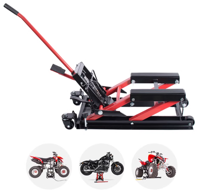 แท่นยกรถ ATV มือโยก KL-MR770 ขนาดพกพา ยกได้ถึง 500 กก. เหมาะสำหรับซ่อมบำรุงและดูแลรักษารถ ATV ของคุณ