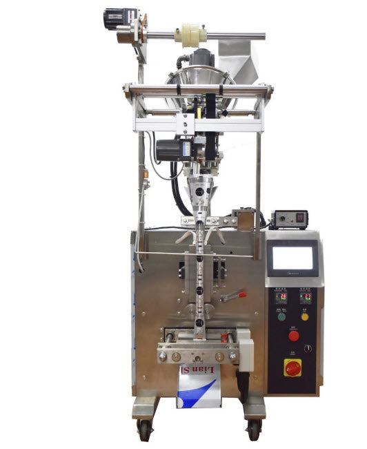 เครื่องบรรจุผง เวย์โปรตีน คอลลาเจน พร้อมซีลแนวตั้ง หน่วงเวลา 1-100 RF-8ZJ-1 220V 50HZ screw feed powder