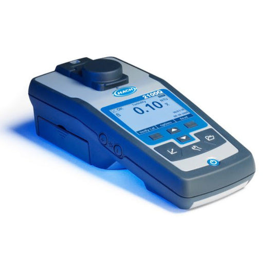เครื่องวัดความขุ่น Turbidity Meter รุ่น 2100Q Hach สำหรับการวัดคุณภาพน้ำ, วัดความขุ่นแม่นยำ, ใช้งานง่าย, เหมาะกับห้องปฏิบัติการ