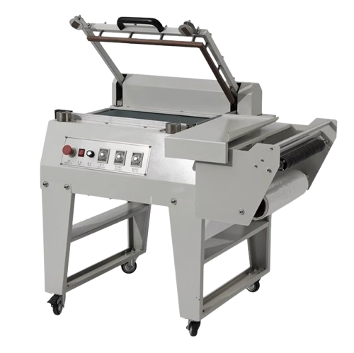 เครื่องซีลและตัดฟิล์มห่อหุ้มสินค้าแบบกึ่งอัตโนมัติ Guangzhi กำลังไฟ 1000W