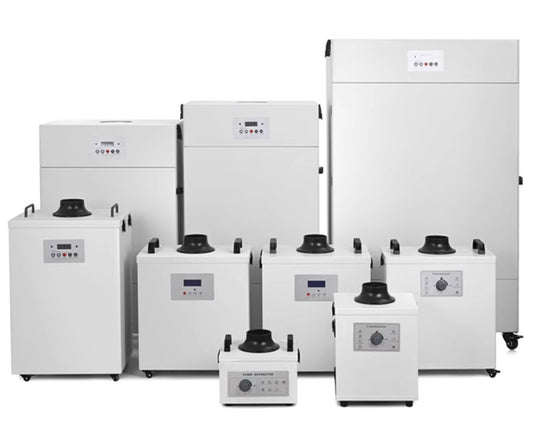 เครื่องฟอกอากาศโรงงาน Fume Extractor FES400 - 460m³/h Airflow - 400W Power