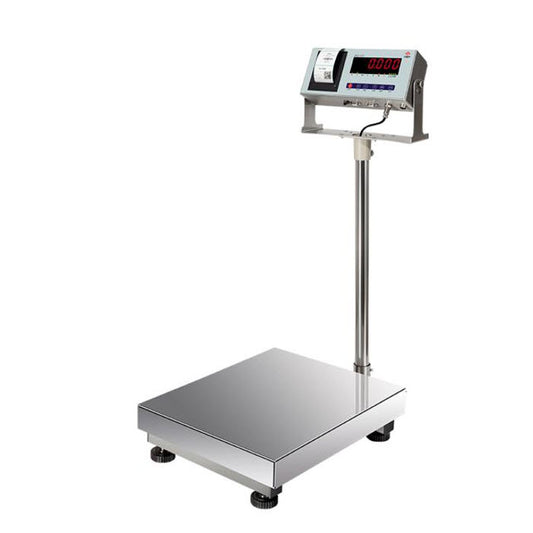 เครื่องชั่งน้ำหนักแบบตั้งพื้นสแตนเลสพร้อมเครื่องพิมพ์ HCE-31A HOCHOICE w33