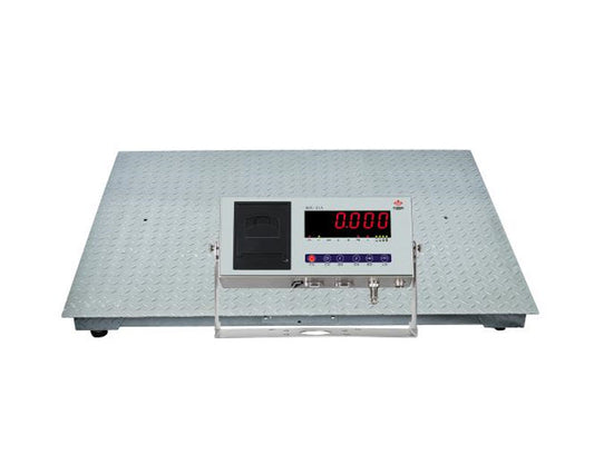 เครื่องชั่งพื้นพร้อมเครื่องพิมพ์ความร้อน HOCHOICE w41 150kg ความแม่นยำสูง เหมาะสำหรับร้านค้าและธุรกิจค้าปลีก