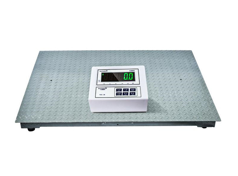 เครื่องชั่งแบบพื้นอุตสาหกรรม HCF HOCHOICE w38 ขนาดใหญ่ ความแม่นยำสูง สำหรับงานหนัก รองรับน้ำหนัก 3000 กก.