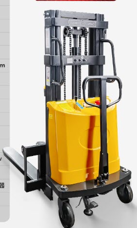 รถโฟล์คลิฟท์ไฟฟ้า – Electric Forklift 3,000 lbs Capacity, Silent Operation, Eco-Friendly, Ideal for Warehousing and Material Handling