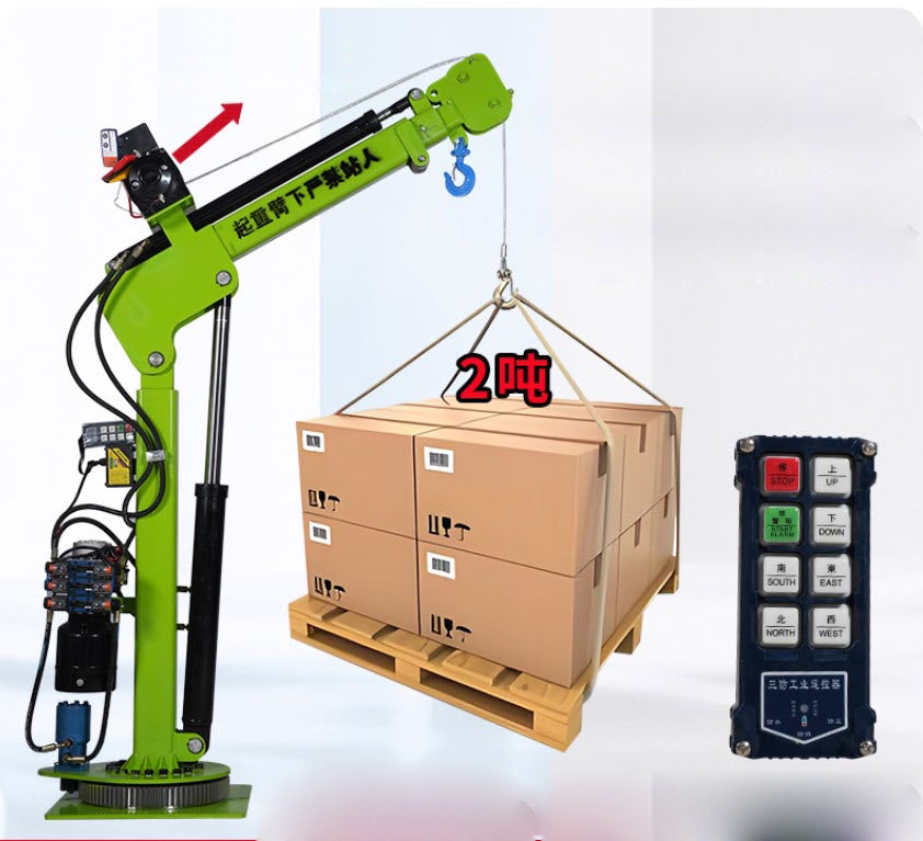 รถบรรทุกติดเครน – Heavy-Duty Crane Truck for Construction and Lifting, 4WD, High Load Capacity, Durable and Reliable Performance