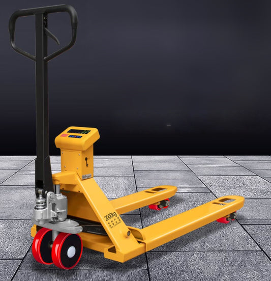 รถลากพาเลทไฟฟ้า – Durable Electric Pallet Truck for Warehouse and Logistics, Heavy Duty, Easy Maneuverability, 2200 lbs Capacity