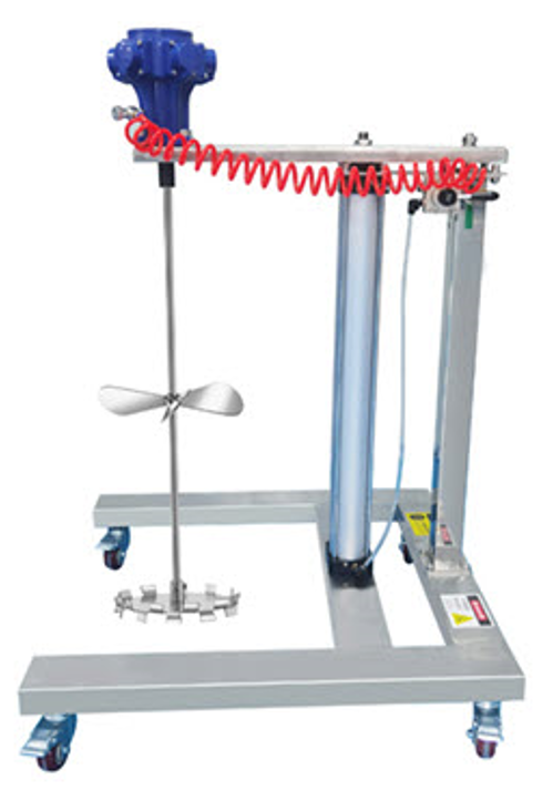 SP-100G-HU900 เครื่องกวนแบบยกอัตโนมัติ สำหรับการผสมวัสดุอย่างมีประสิทธิภาพ ปรับความเร็วได้ เหมาะสำหรับอุตสาหกรรมอาหารและยา