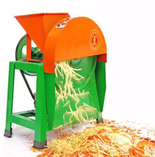 เครื่องขูดมะละกอ ขูดแครอท  แครอท ไชเท้า ขูดเส้น มีแบบเหล็ก และ สแตนเลส์ 304  Electric Vegetable grater machine รูขนาด 0.5mm