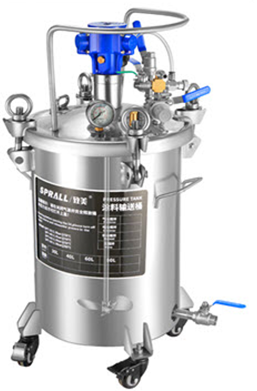 SP-304-PA ถังแรงดันลม 304 สแตนเลส รุ่นกวนอัตโนมัติ 30L สำหรับใช้งานอุตสาหกรรม แข็งแรง ทนทาน เหมาะสำหรับการใช้งานหนัก